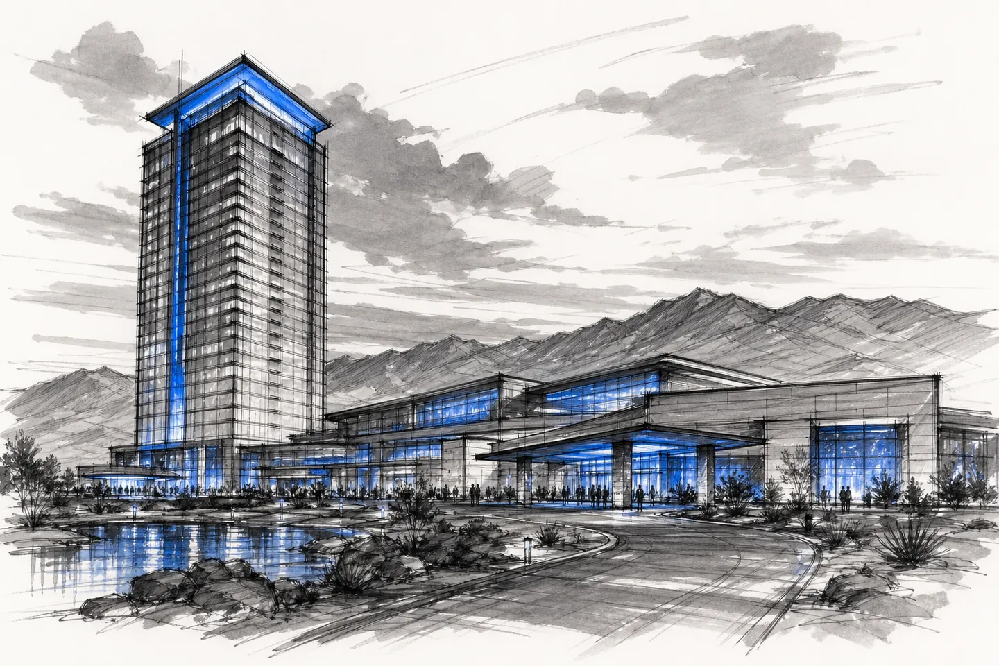 Grey Eagle Resort & Casino: the 2014 hotel tower at Tsuut’ina
