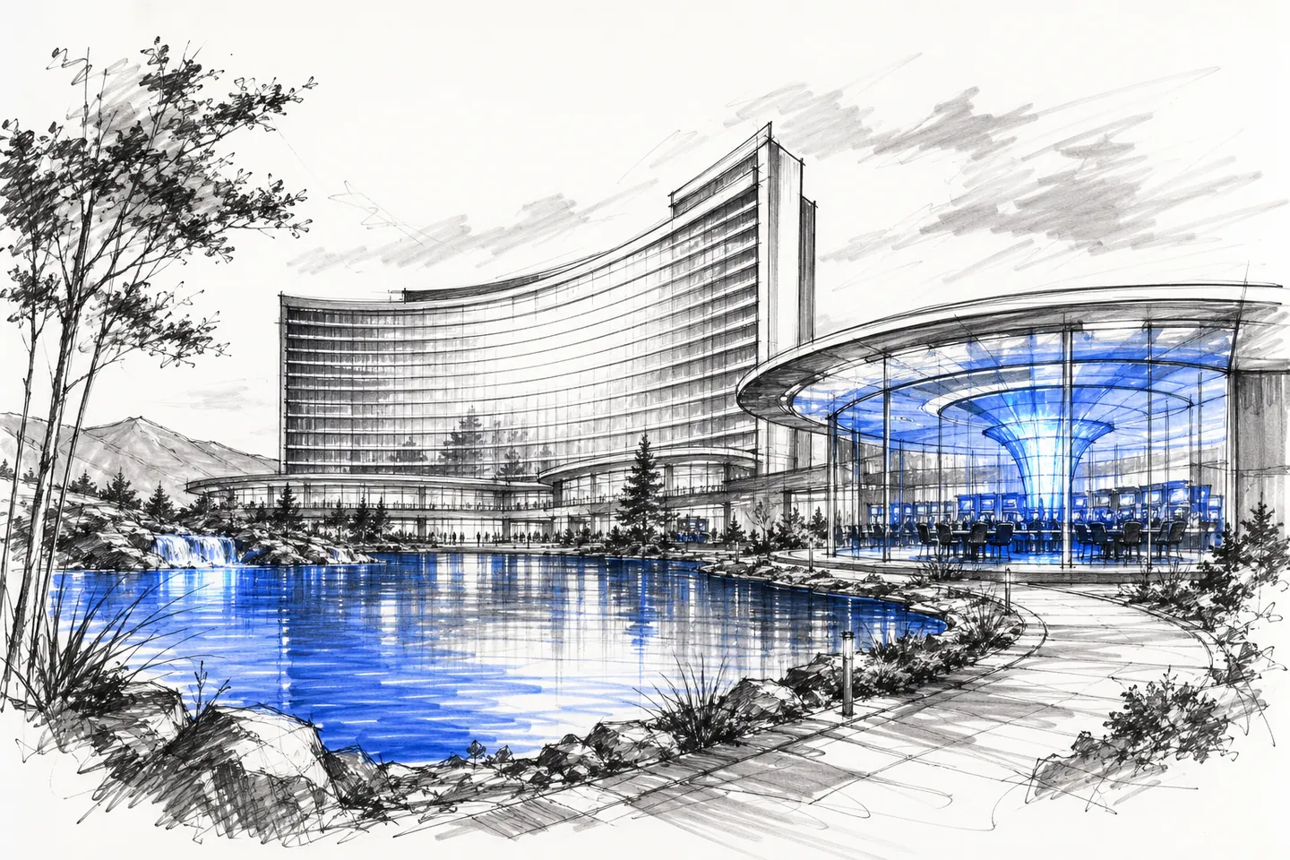 Hilton Lac-Leamy: the lake, the tower and the published facts