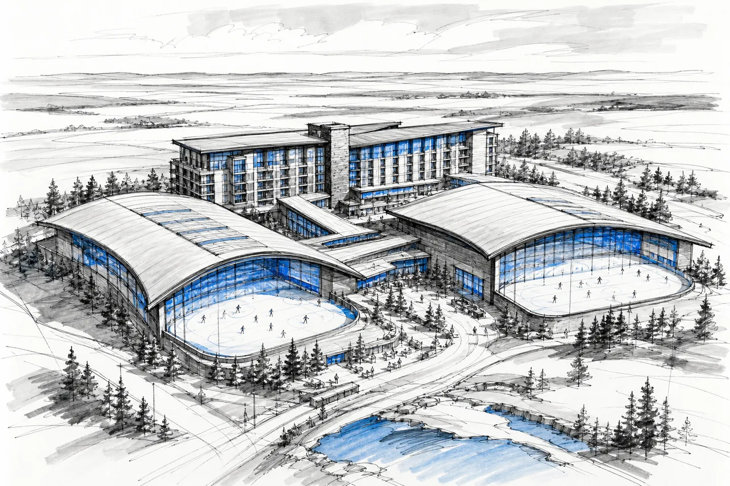 River Cree Resort & Casino: the low-rise resort with rinks