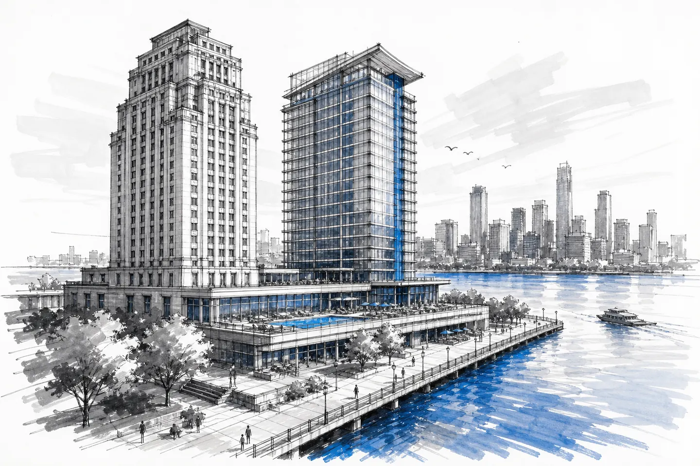 Caesars Windsor: the riverfront twin-tower hotel